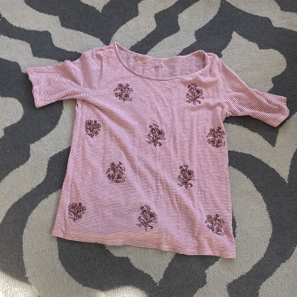 Women’s Loft Outlet striped tee